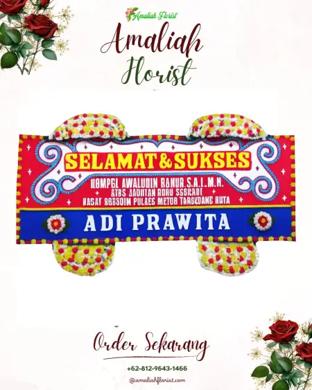 Papan Bunga Ucapan Selamat Wibawamulya
